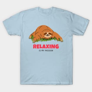 Relax Chill Out Relaxing Sloth T-Shirt